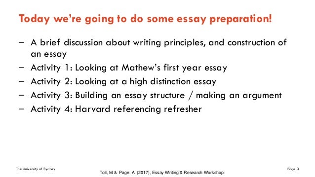 essay writing course sydney