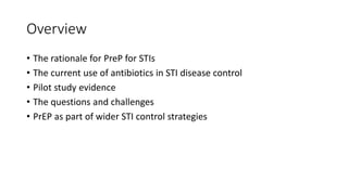 Sti Prep Lettering SS 2017: Pre-exposure prophylaxis Sexually Transmitted Infections | PPTX