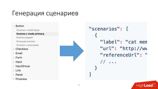 Генерация сценариев
31
 