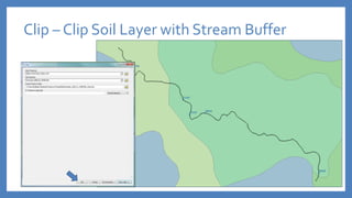Clip – Clip Soil Layer with Stream Buffer
 