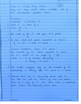 control system made easy hand written notes Gate ECE | PDF