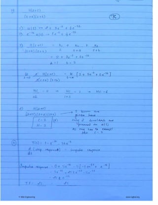control system made easy hand written notes Gate ECE | PDF