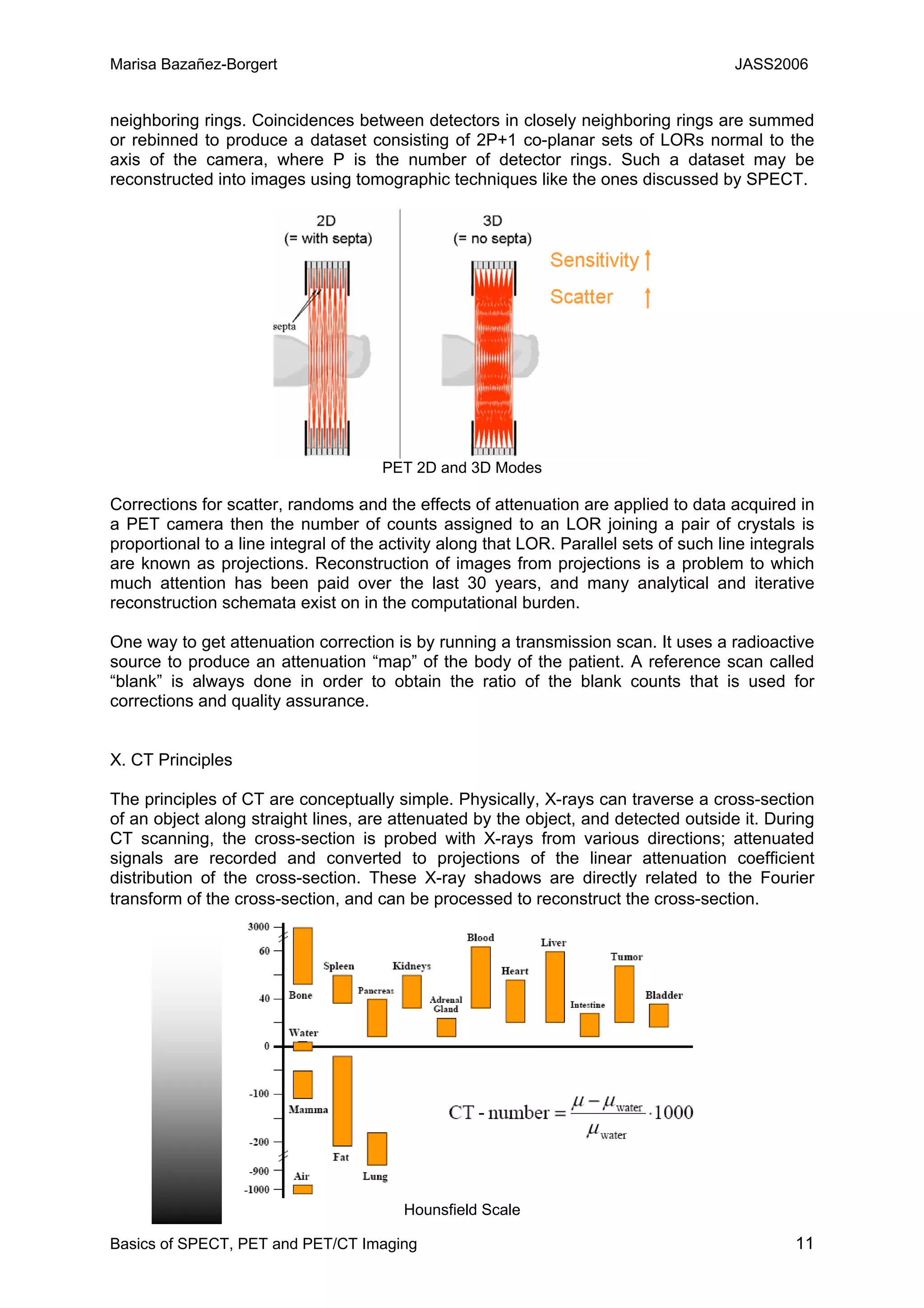 Basics of SPECT, PET and PET/CT imaging | PDF