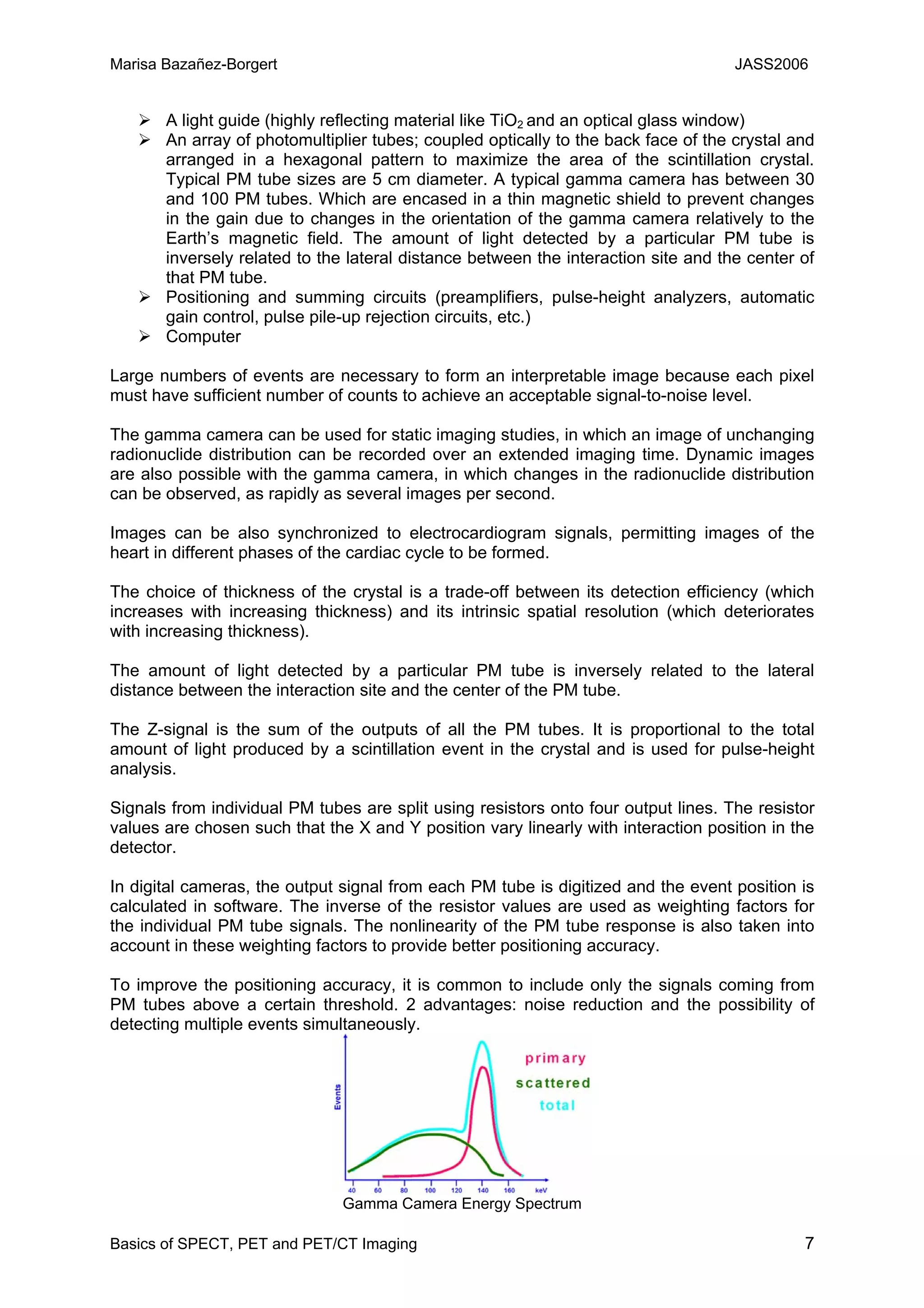 Basics of SPECT, PET and PET/CT imaging | PDF