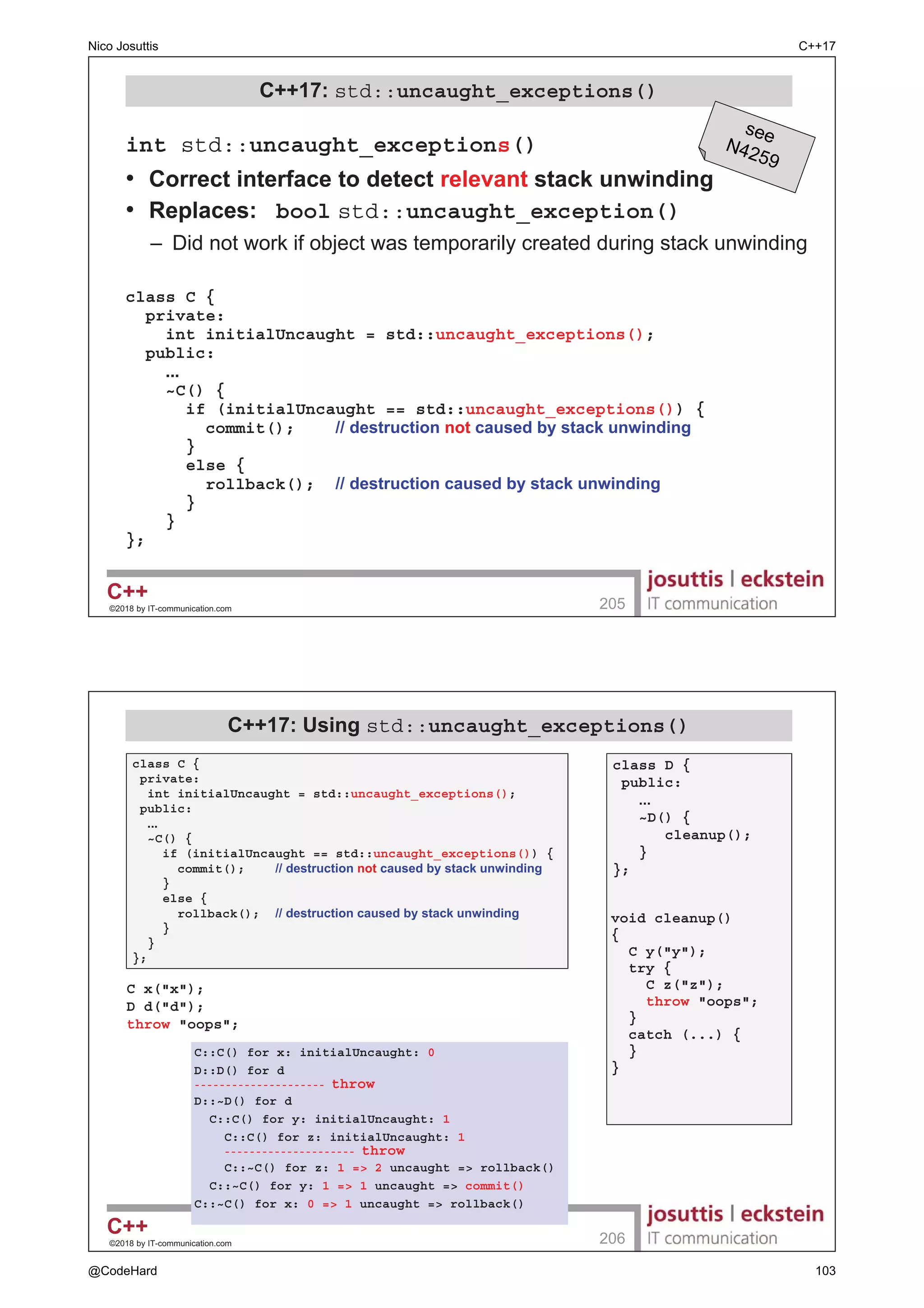 ± DOOV QRW GHSHQGLQJ RQ WHPSODWH SDUDPHWHUV DUH LQVWDQWLDWHG
template typename T
void foo(T t)
{
if constexpr(std::is_integral_vT) {
if (t  0) {
foo(t-1);  UHFXUVLYH FDOO 2.
}
}
else {
undeclared();  DOZDV (5525 LI QRW GHFODUHG HYHQ LI GLVFDUGHG 