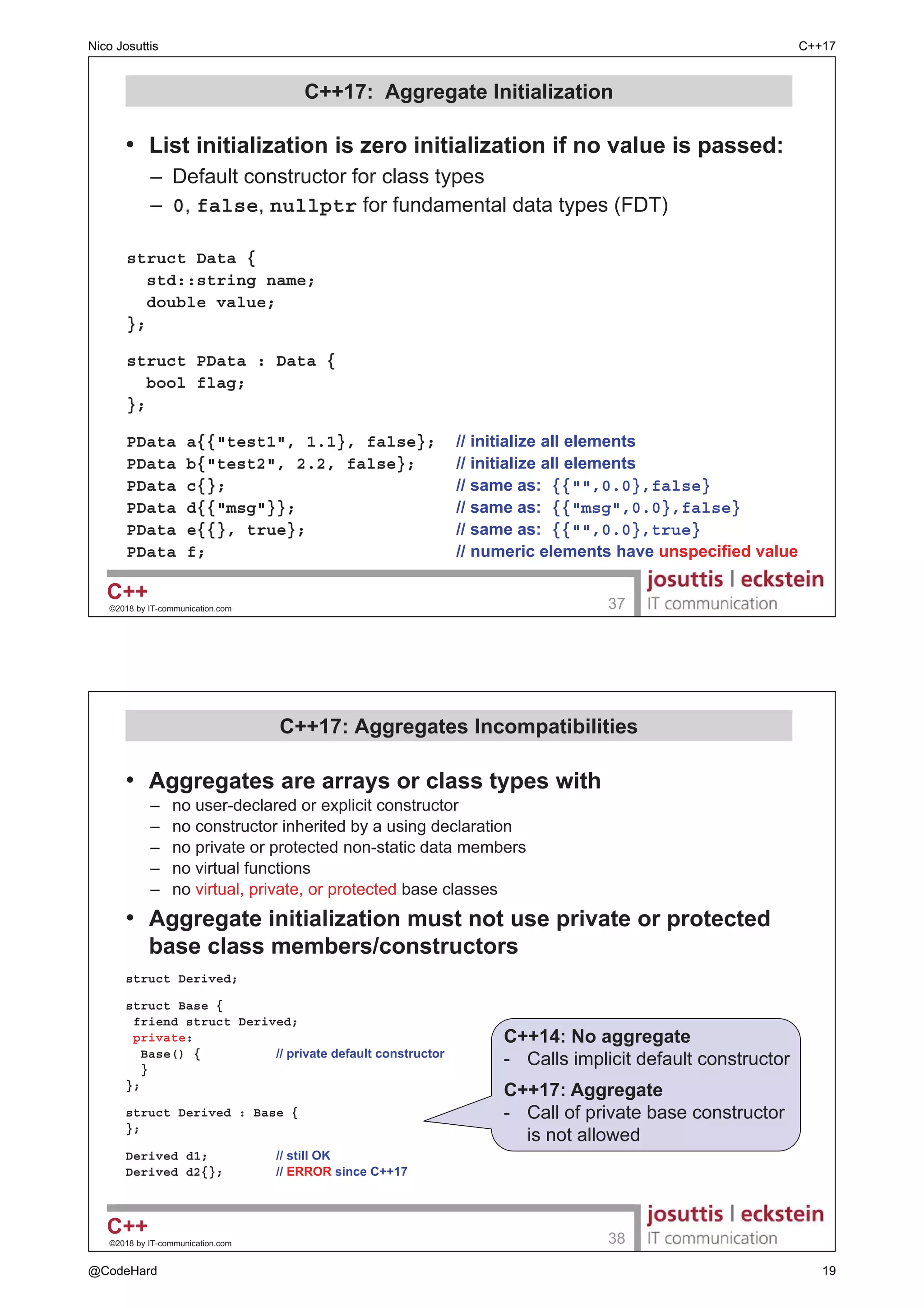 VR RXU ILUHZDOO
VKRXOG QRW EORFN
text/event-stream
Nico Josuttis C++17
@CodeHard 7
 