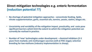 What Science tells us: What are the emissions & how can they be reduced?