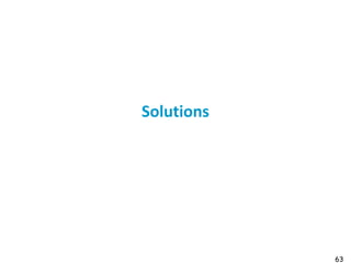 63
Solutions
 