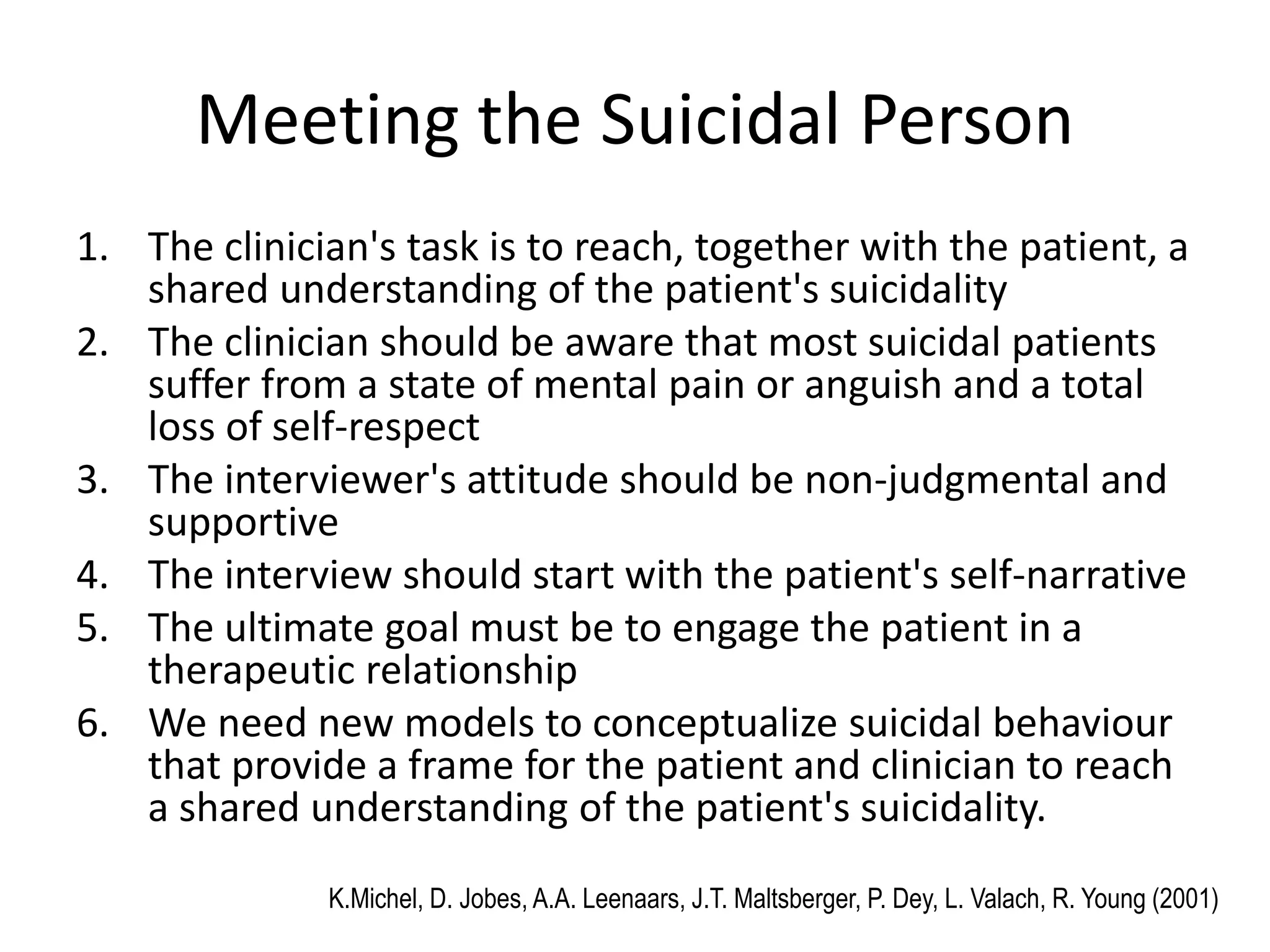 Penatalaksanaan individu dengan risiko bunuh diri | PPTX