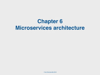 Engineering Software Products: 6. microservices architecture | PPT