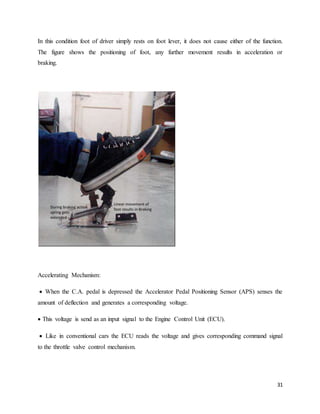 6.a combined pedal for brake and accelerator | DOCX