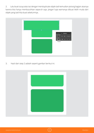 Cara Membuat Icon Tas dengan Illustrator | PDF