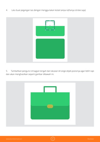 Cara Membuat Icon Tas dengan Illustrator | PDF