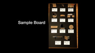 Sample Board
 