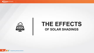 THE EFFECTS
OF SOLAR SHADINGS
 