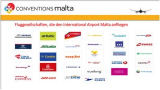 Fluggesellschaften, die den International Airport Malta anfliegen
 