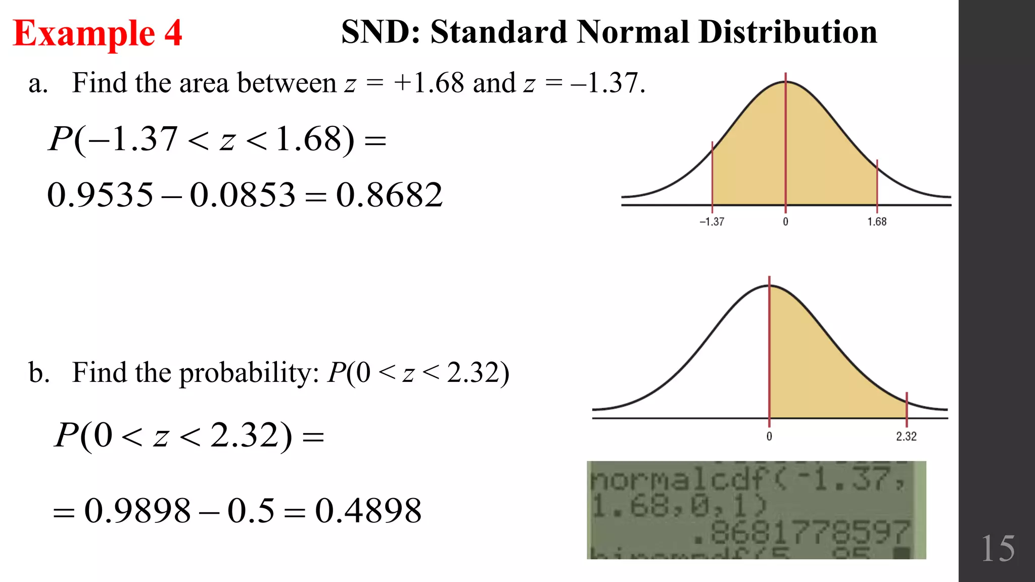 The Standard Normal Distribution | PPTX