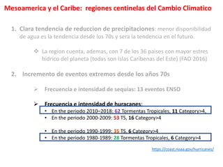 El Cambio Climatico en el Caribe 