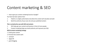 SEO & Content Marketing Master Class - Anil Kumar Singh, NEO Media World