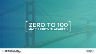 Zero to 100 - Part 6: Experiences putting Theory into Practice