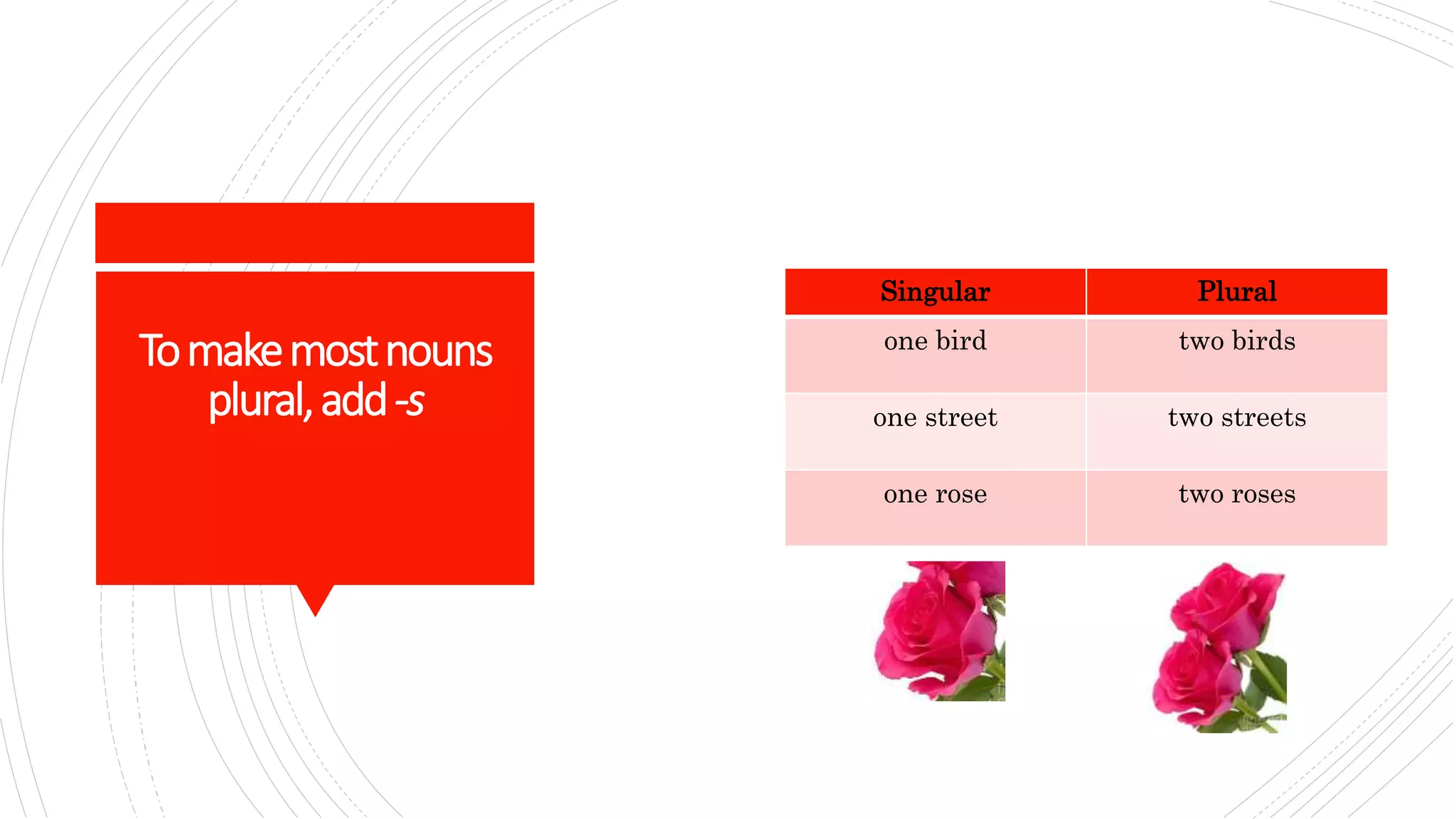 6 1 plural forms of nouns | PPTX