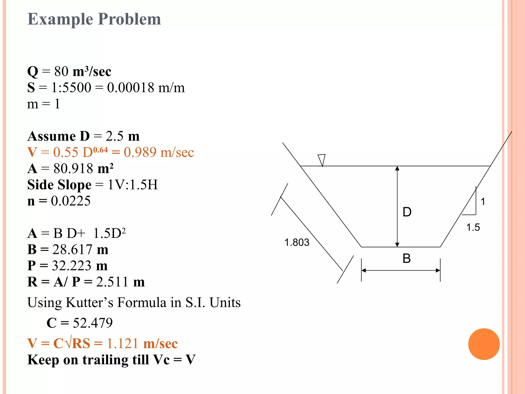 Design Of Hydraulic Structure - Kennedy's Theory | PPT