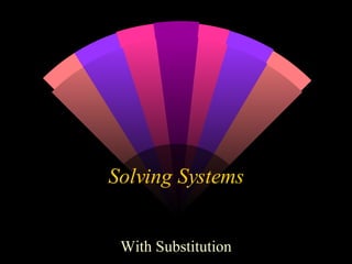 Solving Systems With Substitution 