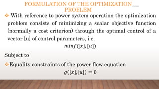 Computer Application in Power system: Chapter six - optimization and ...