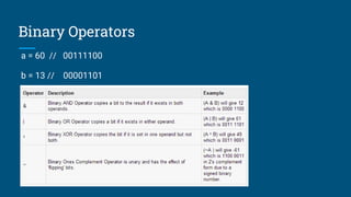 6. java operators | PPT