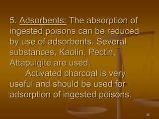 Principles of management in a case of poisoning part 1 | PPT