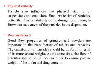 Micromeritics 1 - Physical Pharmacy | PPT