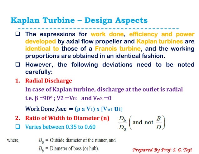 Kaplan Turbine - Design and Numerical | PDF | Physics | Science