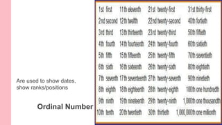 Numbers and time | PPTX