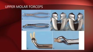 UPPER MOLAR FORCEPS
 