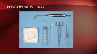 POST-OPERATIVE TRAY
 