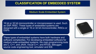 Classification of embedded systems | PPTX | Computing | Technology ...