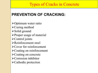 Cracks in Concrete Structure RRS | PPTX