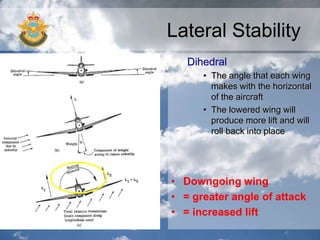 aircraft static and dynamic stability,longitudinal and lateral | PPT