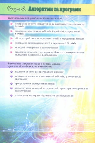 6 клас  - Ривкінд (2017) нова програма