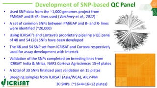 Research Program Genetic Gains (RPGG) Review Meeting 2021: A crop of prodigious opportunities By Dr Rakesh  K. Srivastava