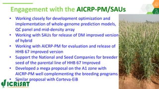 Research Program Genetic Gains (RPGG) Review Meeting 2021: A crop of prodigious opportunities By Dr Rakesh  K. Srivastava