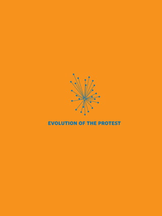 evolution of the protest
 