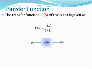 Transfer Function, Concepts of stability(critical, Absolute & Relative ...