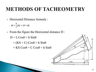 6. TACHOMETRIC SURVEYING (SUR) 3140601 GTU | PPTX