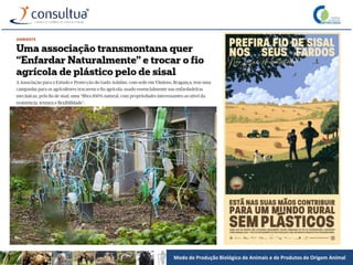 Modo de Produção Biológico de Animais e de Produtos de Origem Animal
 