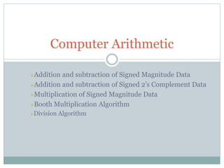 Computer Arithmetic | PPT