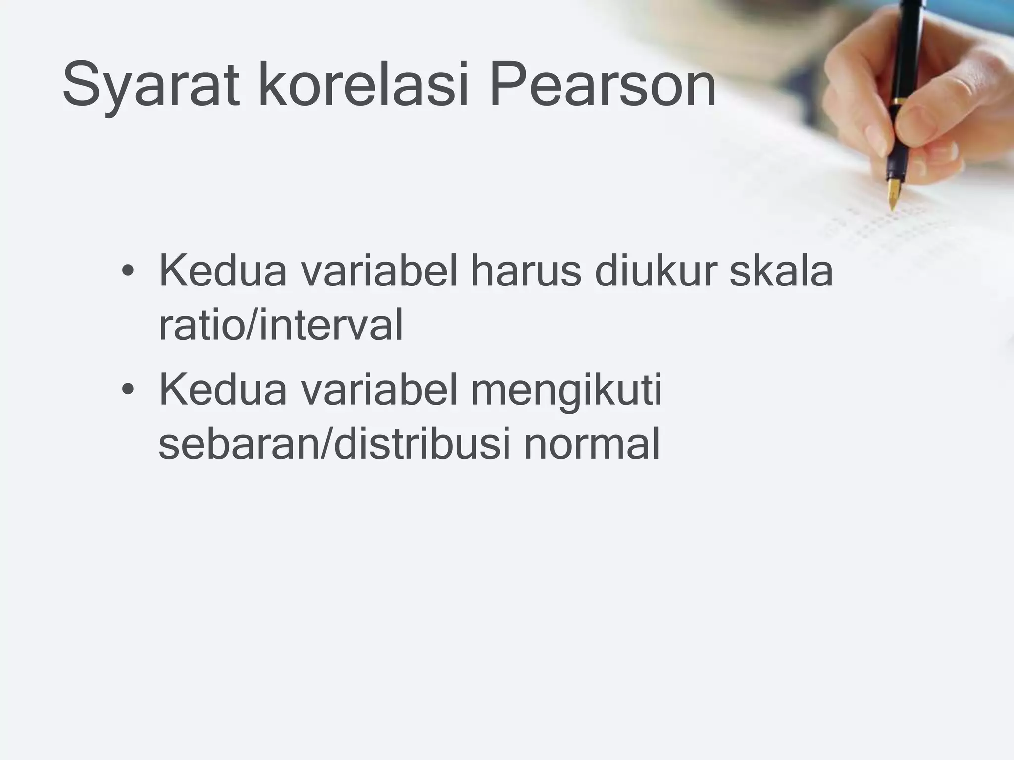 uji korelasi | PPTX