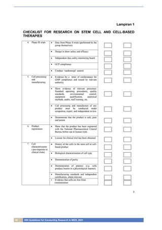 56 NIH Guidelines for Conducting Research in MOH, 2021
 