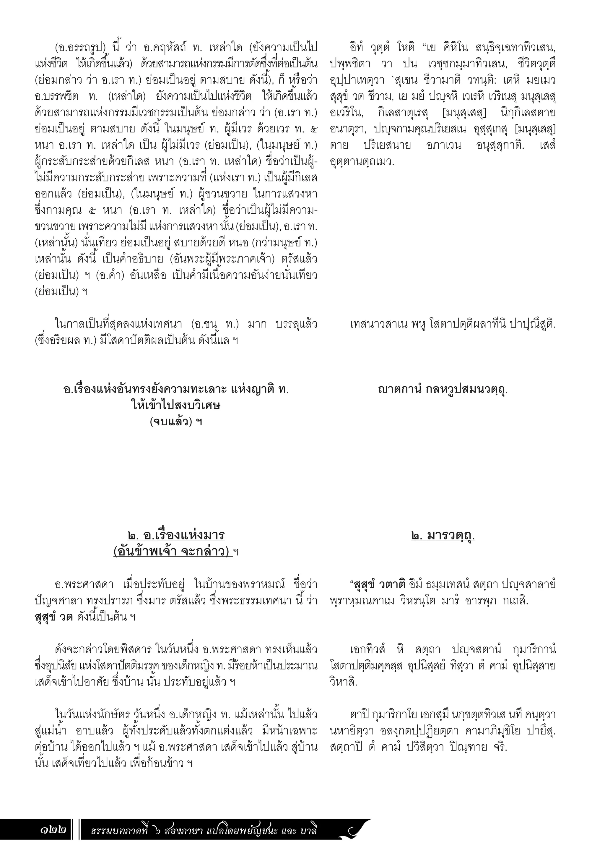 ธรรมบท ภาคที่ 6 แปลโดยพยัญชนะ ฉบับสองภาษา (ไทย-บาลี).pdf