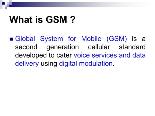 GSM Architecture.ppt